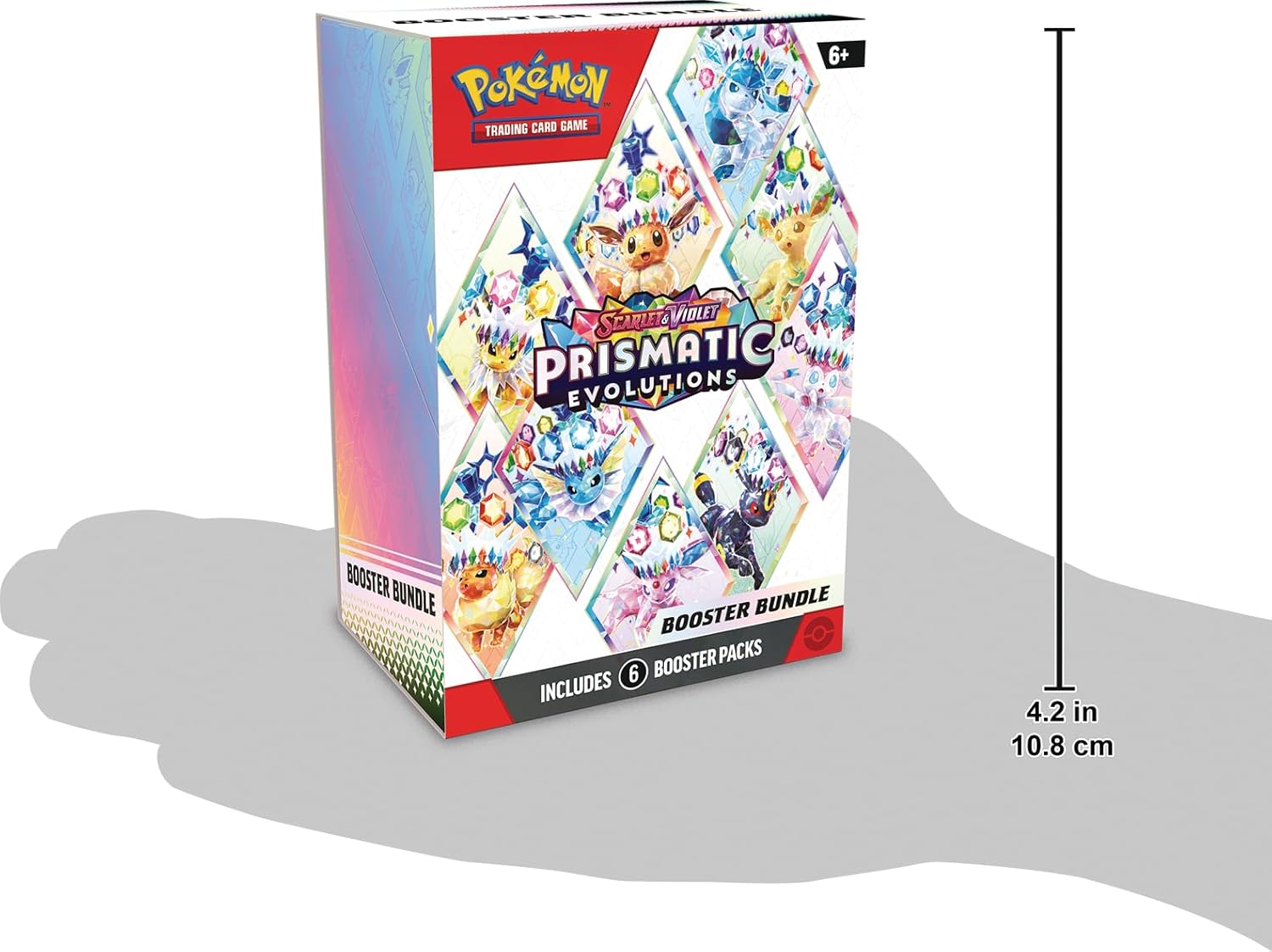 Pokémon TCG: Scarlet & Violet—Prismatic Evolutions Booster Bundle (6 Booster Packs)