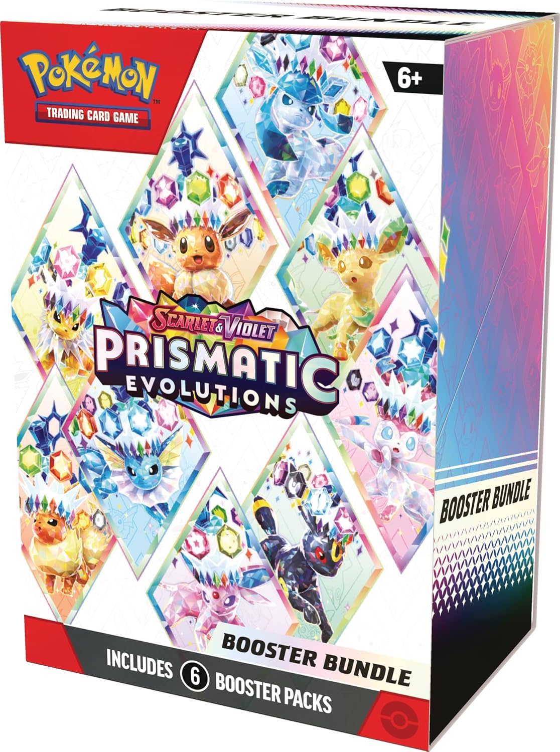 Pokémon TCG: Scarlet & Violet—Prismatic Evolutions Booster Bundle (6 Booster Packs)