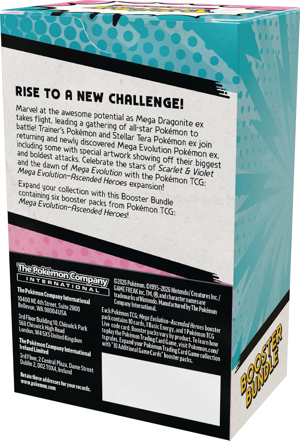 Pokémon TCG: Mega Evolution Ascended Heroes Booster Bundle