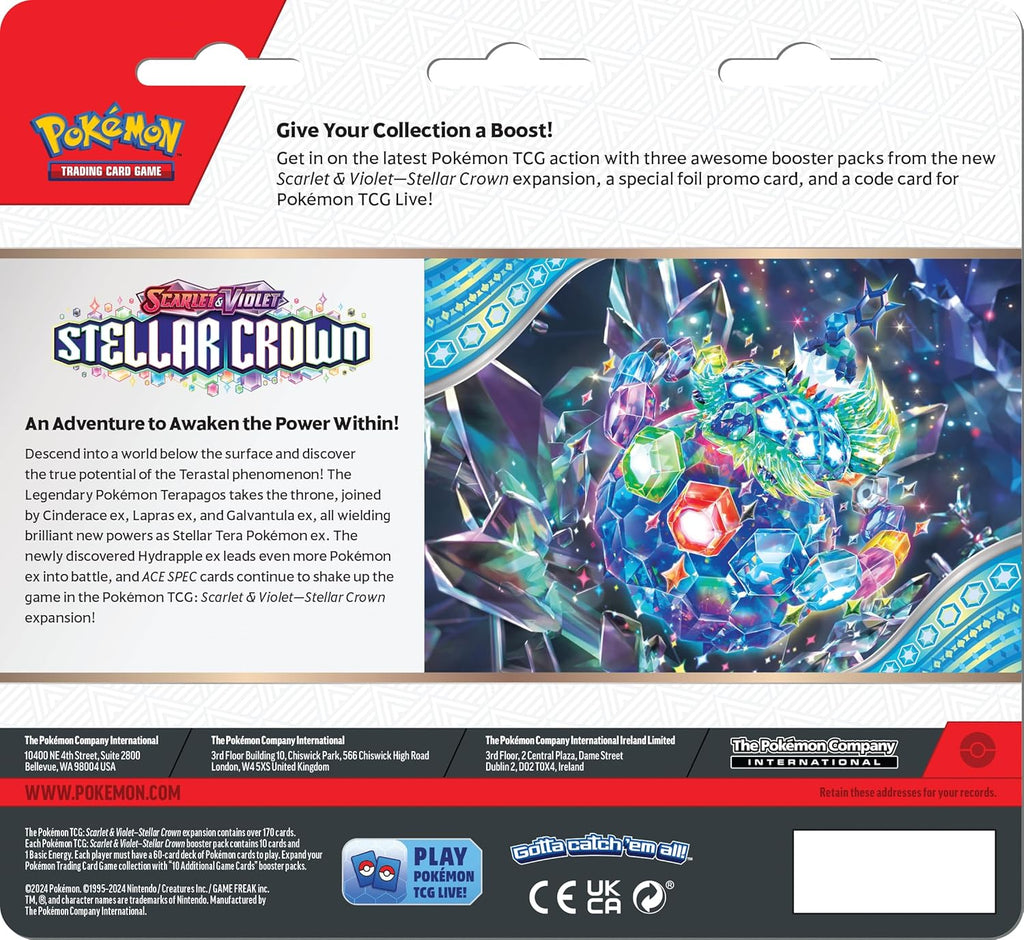 Pokémon TCG: Scarlet & Violet—Stellar Crown 3-Pack Blister - Latias