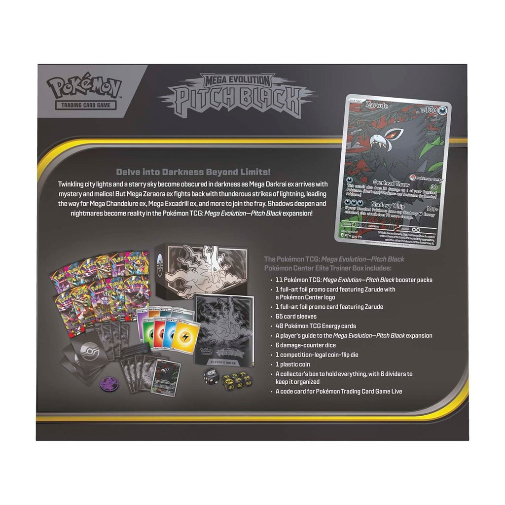 Pokémon TCG Pitch Black Pokémon Center Elite Trainer Box