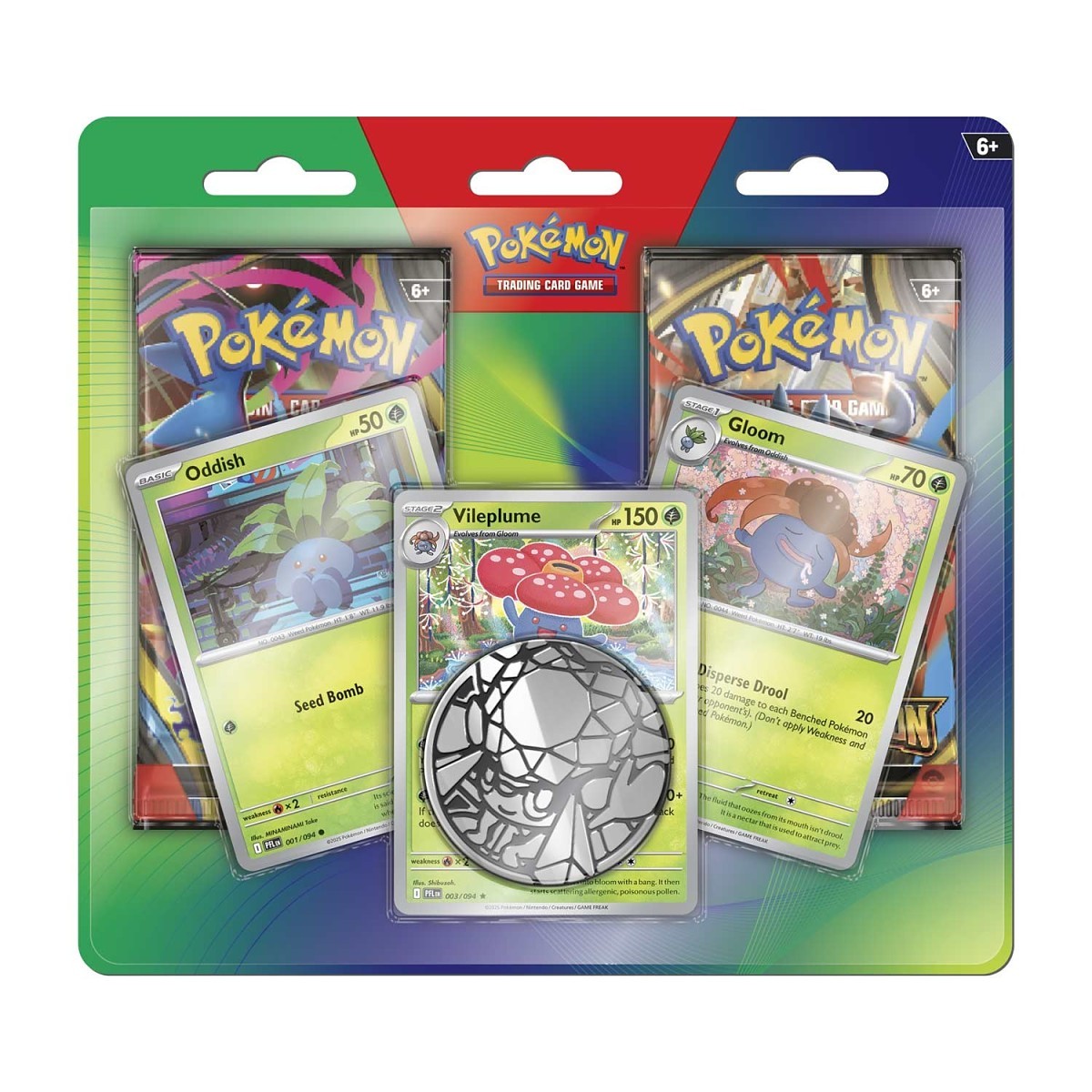 Pokémon TCG Enhanced 2-Pack Blister - Oddish, Vileplume & Gloom Promo
