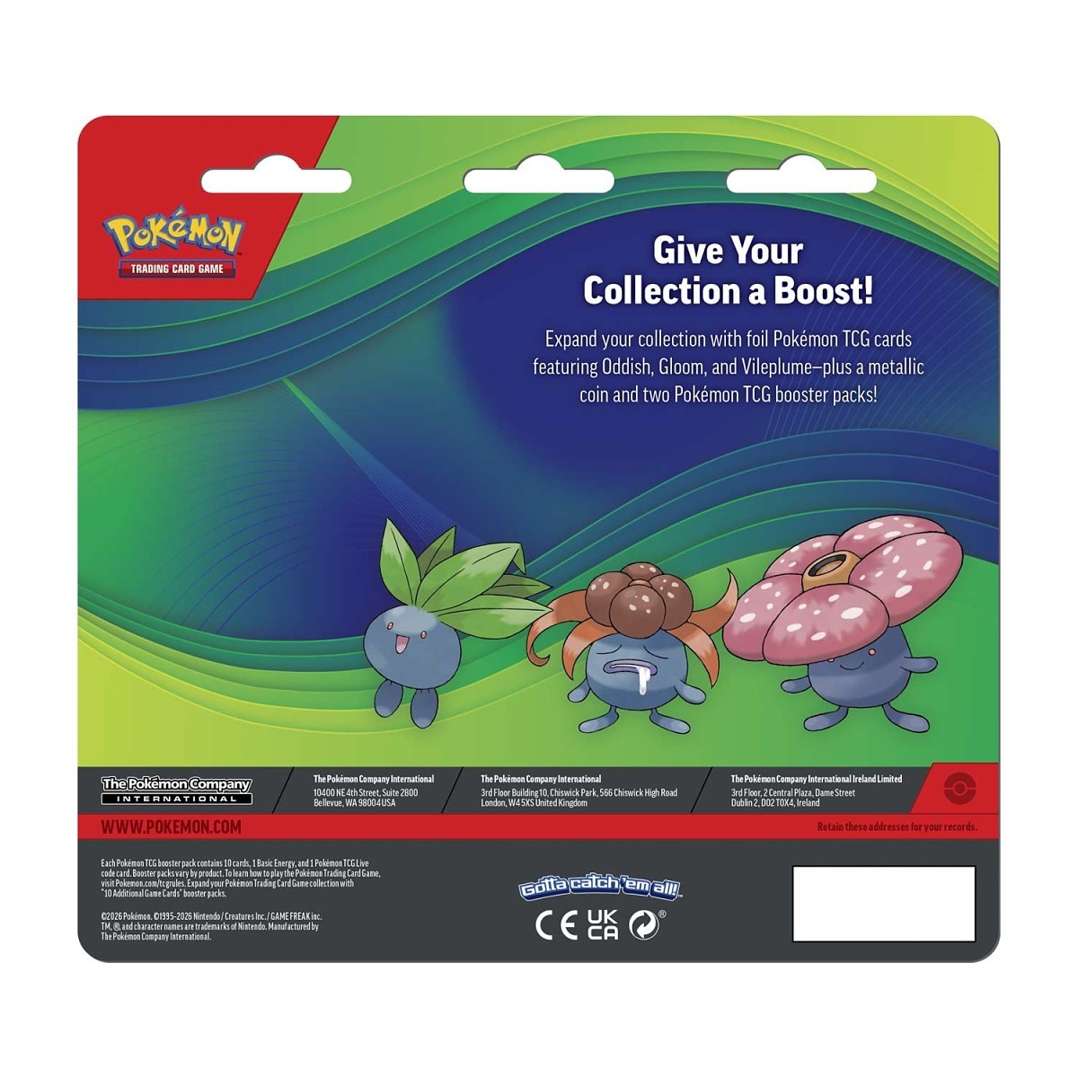 Pokémon TCG Enhanced 2-Pack Blister - Oddish, Vileplume & Gloom Promo