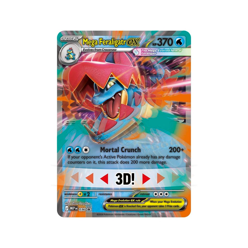 Pokémon TCG: Mega Evolution Ascended Heroes – Mega Feraligatr ex Box