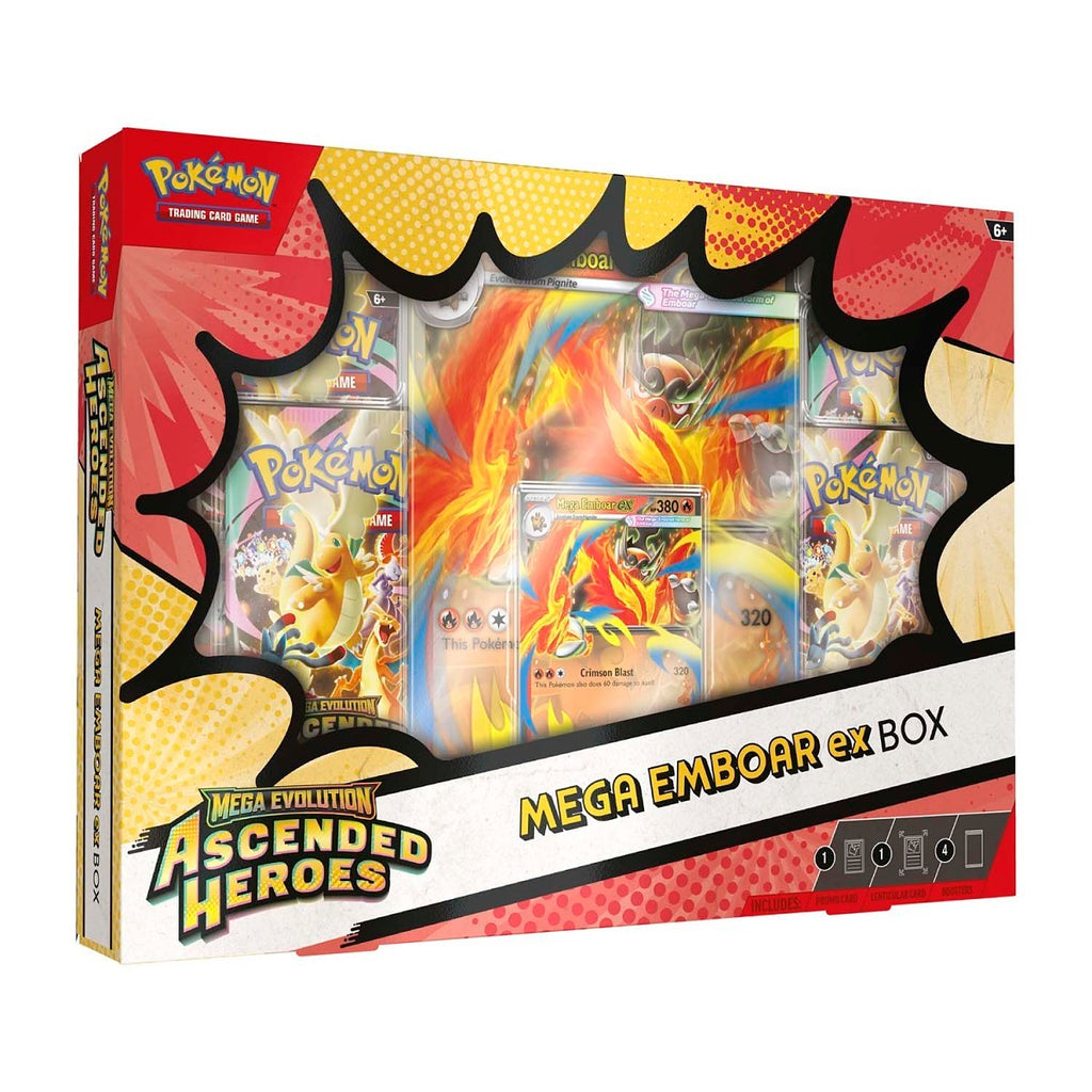 Pokémon TCG: Mega Evolution Ascended Heroes – Mega Emboar ex Box