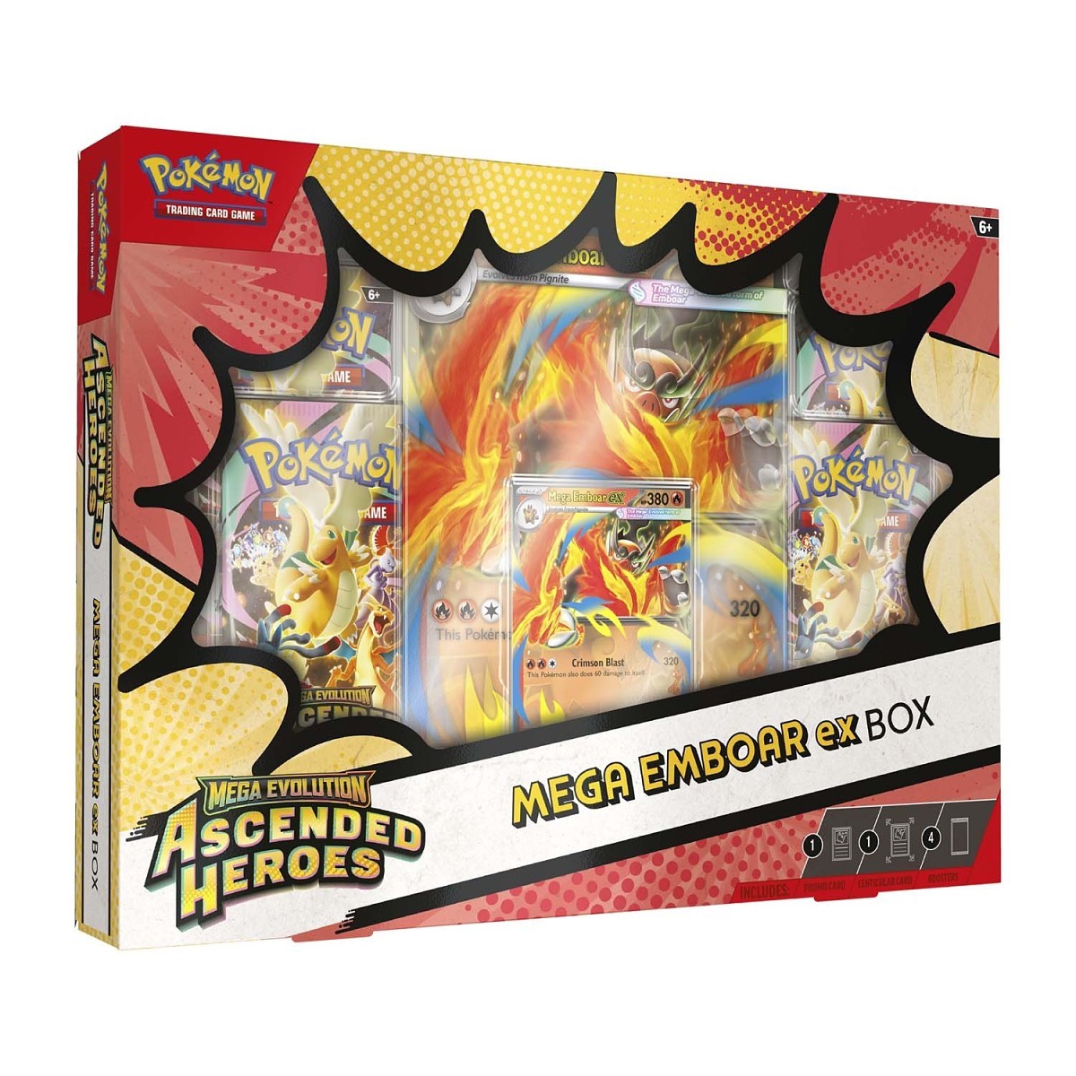 Pokémon TCG: Mega Evolution Ascended Heroes – Mega Emboar ex Box